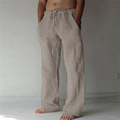 Heren Slim Fit Broek – Casual voor Dagelijks Gebruik, Met Elastische Taille