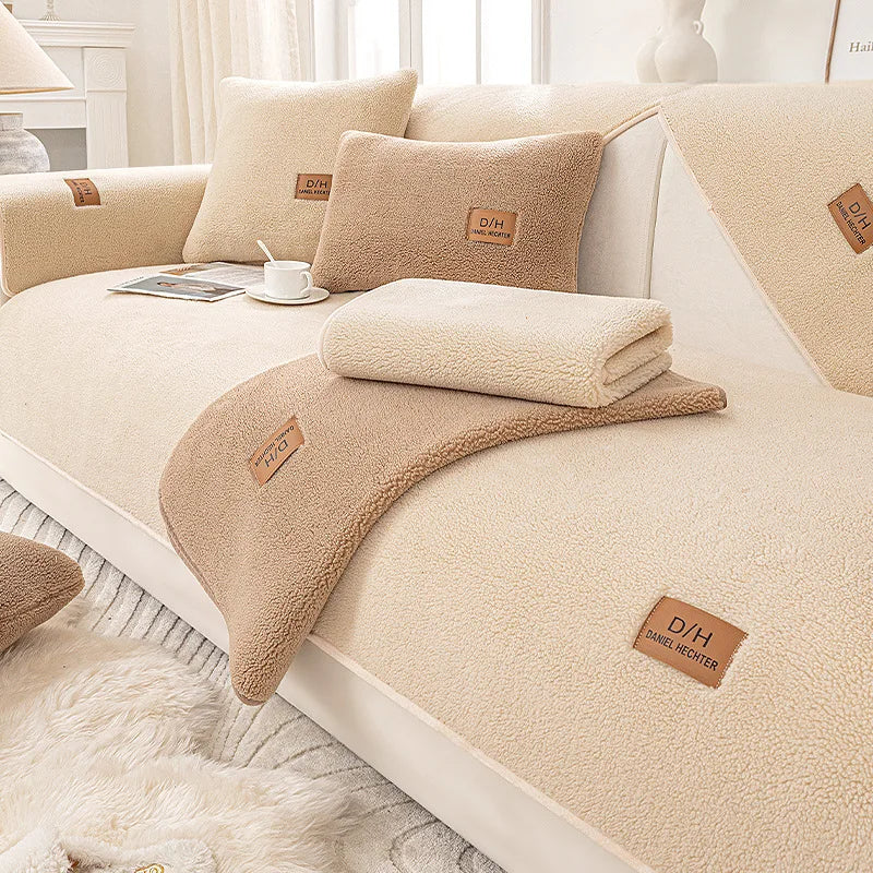 Bankhoes Sherpa Fleece - Antislip Hoes voor Bank