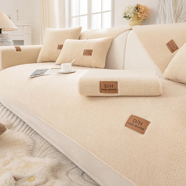 Bankhoes Sherpa Fleece - Antislip Hoes voor Bank