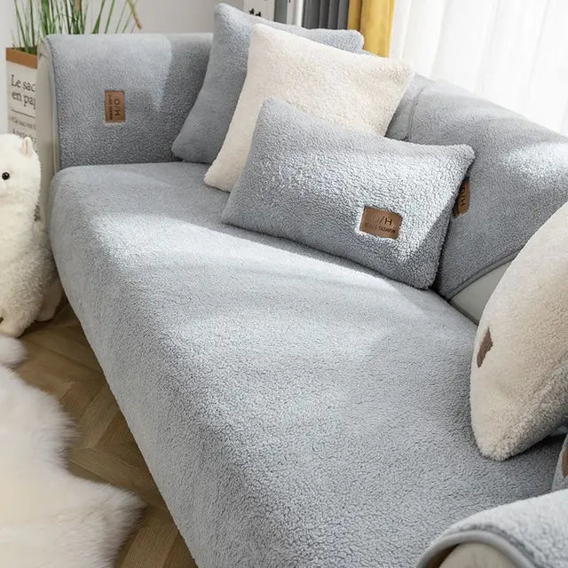 Bankhoes Sherpa Fleece - Antislip Hoes voor Bank