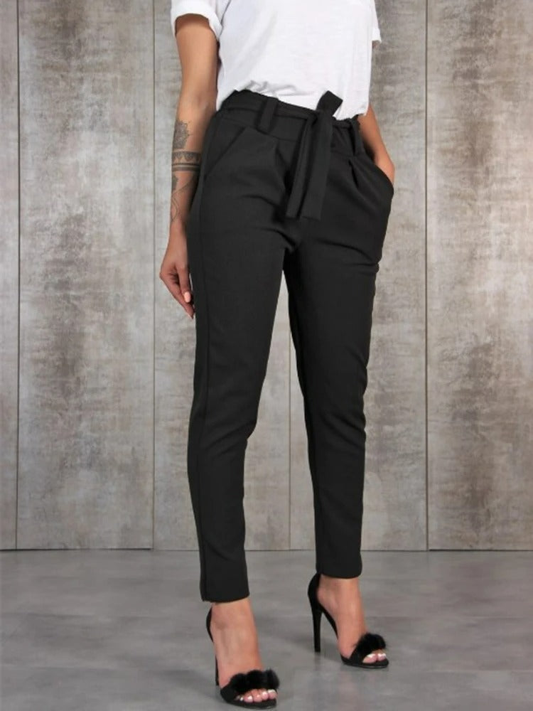 Lotte - Stijlvolle Hoge Taille Broek voor Dames