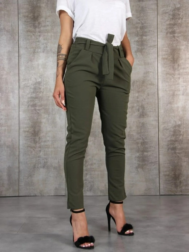 Lotte - Stijlvolle Hoge Taille Broek voor Dames