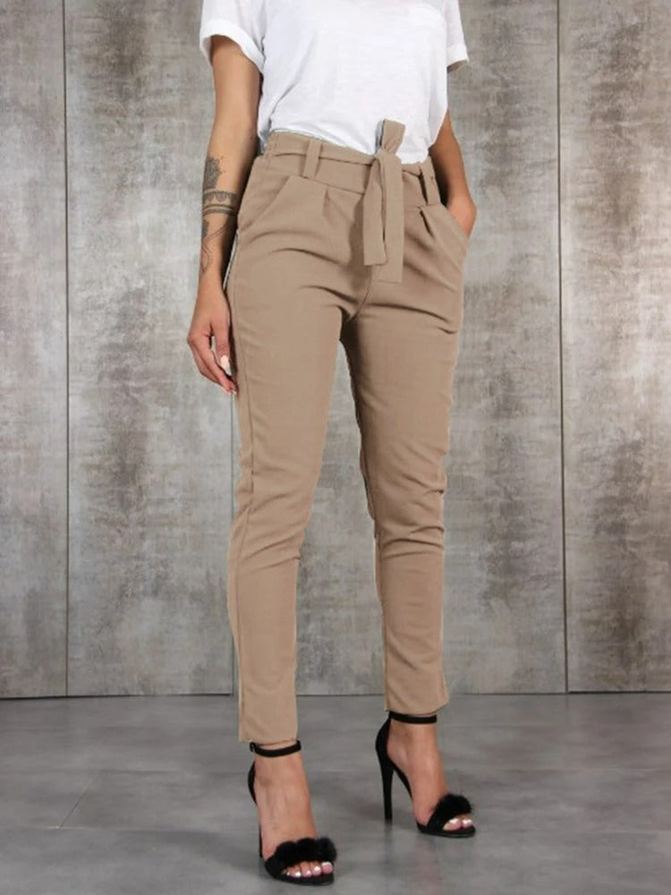 Lotte - Stijlvolle Hoge Taille Broek voor Dames