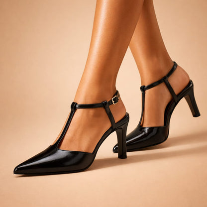 Lavinia Barlowe Leather T Strap Heels_4
