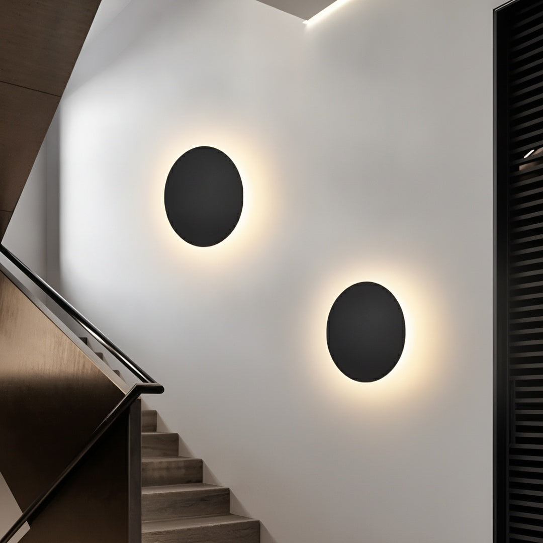 Wandlamp Minimalistisch Rond met LED Halo Effect
