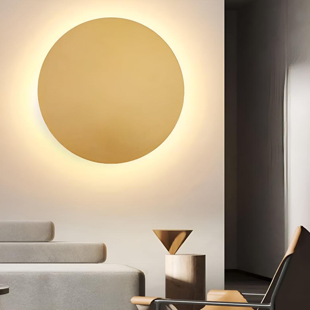 Wandlamp Minimalistisch Rond met LED Halo Effect
