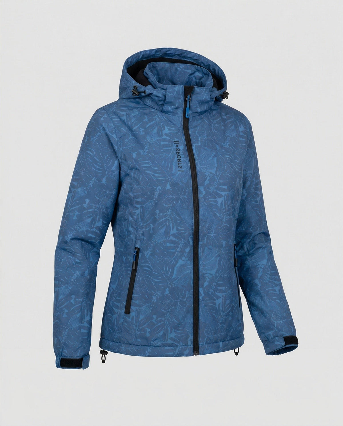 Waterdichte Jas met Ritssluiting en Capuchon voor Dames