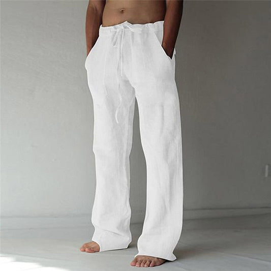 Heren Slim Fit Broek – Casual voor Dagelijks Gebruik, Met Elastische Taille