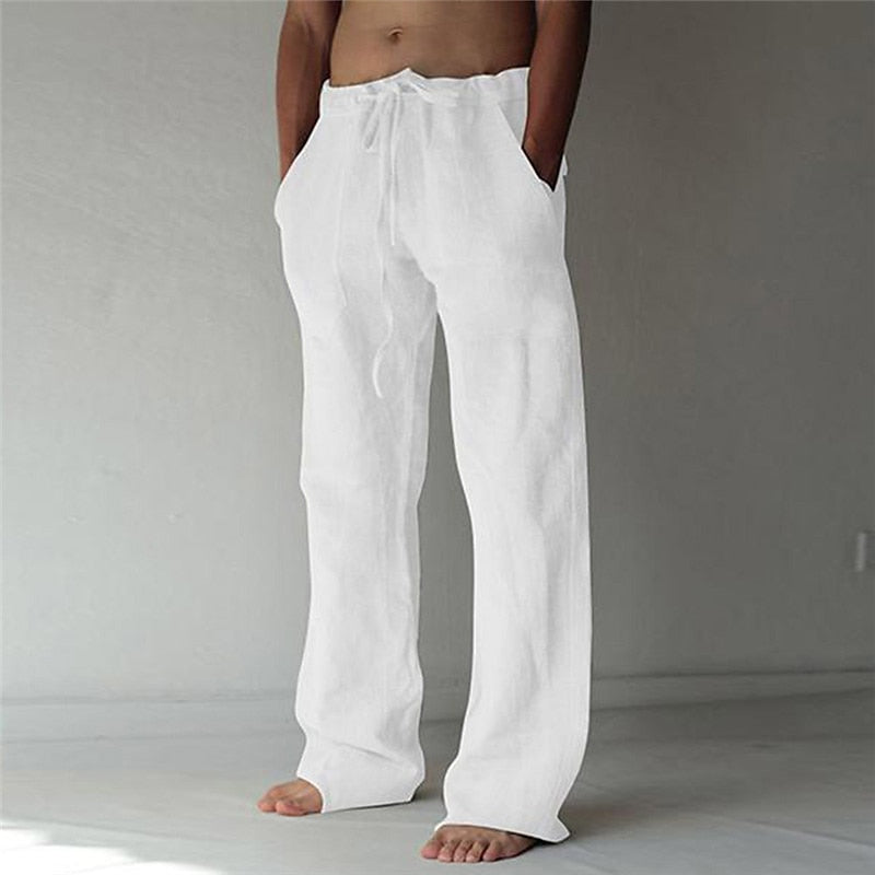 Heren Slim Fit Broek – Casual voor Dagelijks Gebruik, Met Elastische Taille