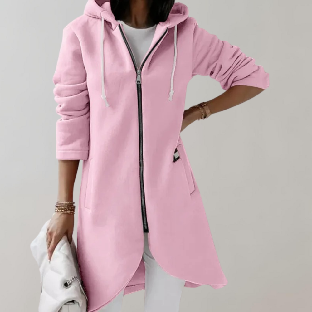 Dames Vest Katoenmix met Lange Mouwen