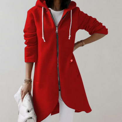 Dames Vest Katoenmix met Lange Mouwen