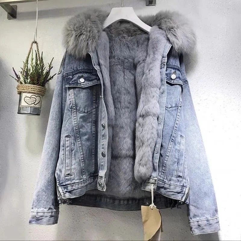 Dames Denim Jacket Klassiek Model - Spijkerjas