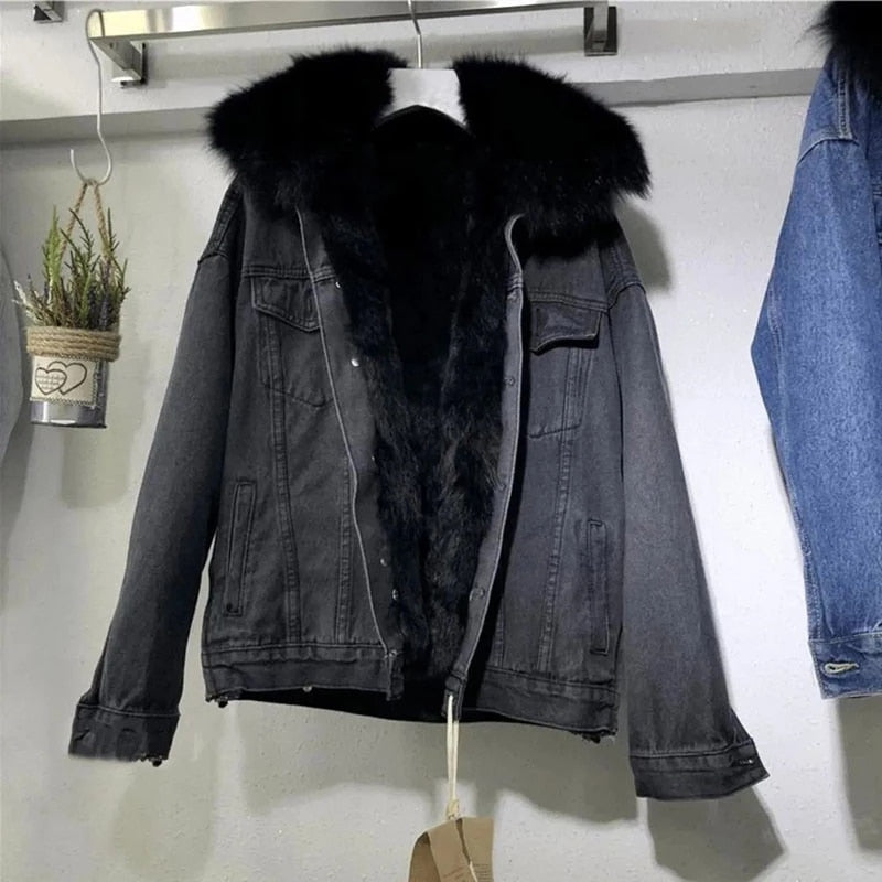 Dames Denim Jacket Klassiek Model - Spijkerjas