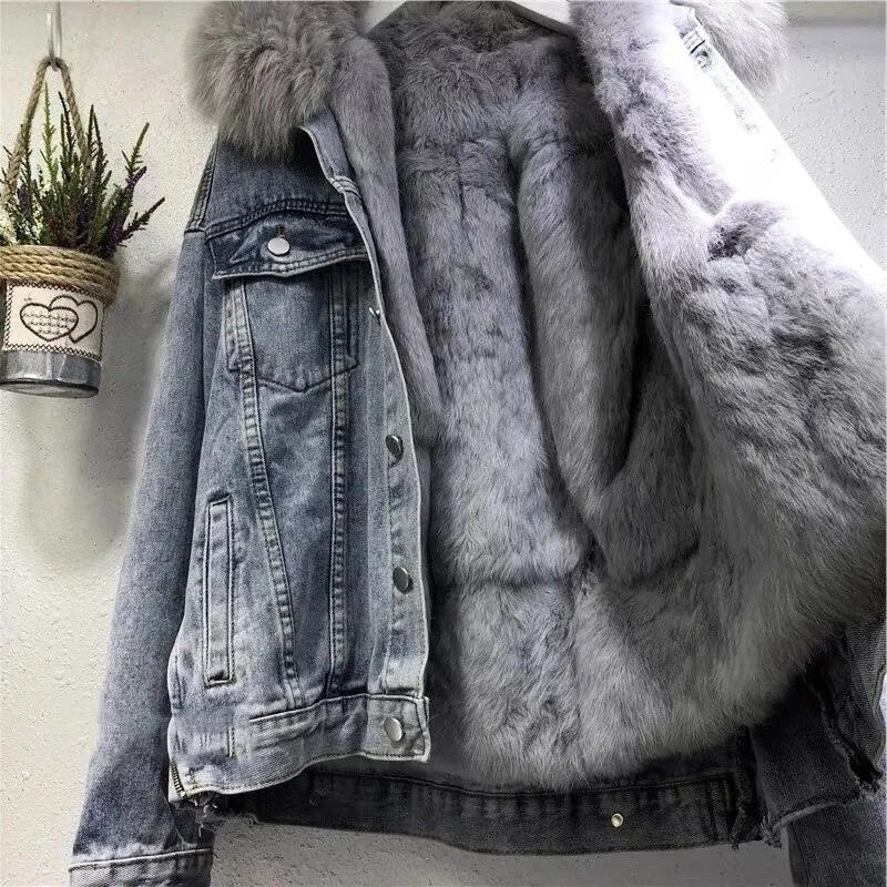 Dames Denim Jacket Klassiek Model - Spijkerjas