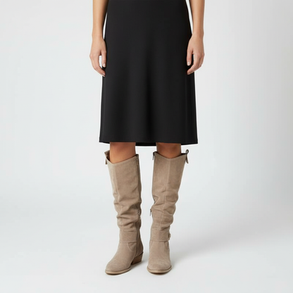 Dames Laarzen Faux Suede met Blokhak