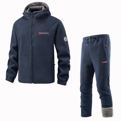 Dames Fleece Joggingset met Vest en Joggingbroek