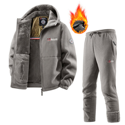 Dames Fleece Joggingset met Vest en Joggingbroek