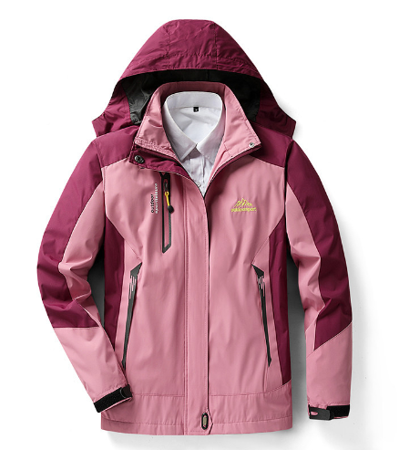 Dames Winterjas 3-in-1 met Afneembare Fleece Voering
