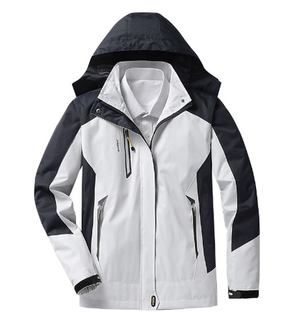 Dames Winterjas 3-in-1 met Afneembare Fleece Voering