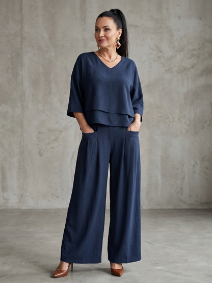 Dames Getailleerde Set – Geschikt voor Casual en Dagelijks Gebruik, Ideaal voor Lente en Zomer