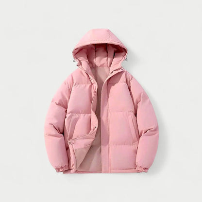 Dames Gewatteerde Puffer Jas Oversized met Capuchon