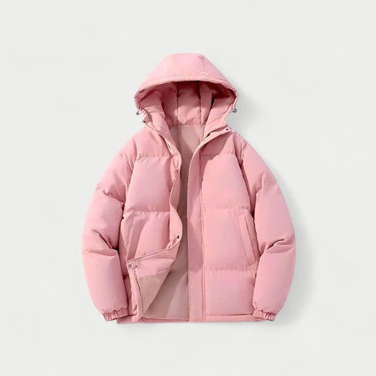 Dames Gewatteerde Puffer Jas Oversized met Capuchon