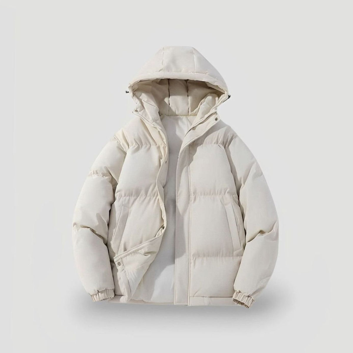 Dames Gewatteerde Puffer Jas Oversized met Capuchon