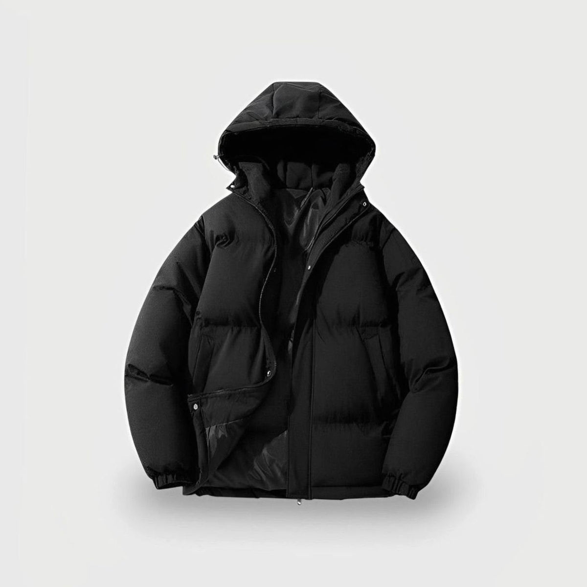 Dames Gewatteerde Puffer Jas Oversized met Capuchon