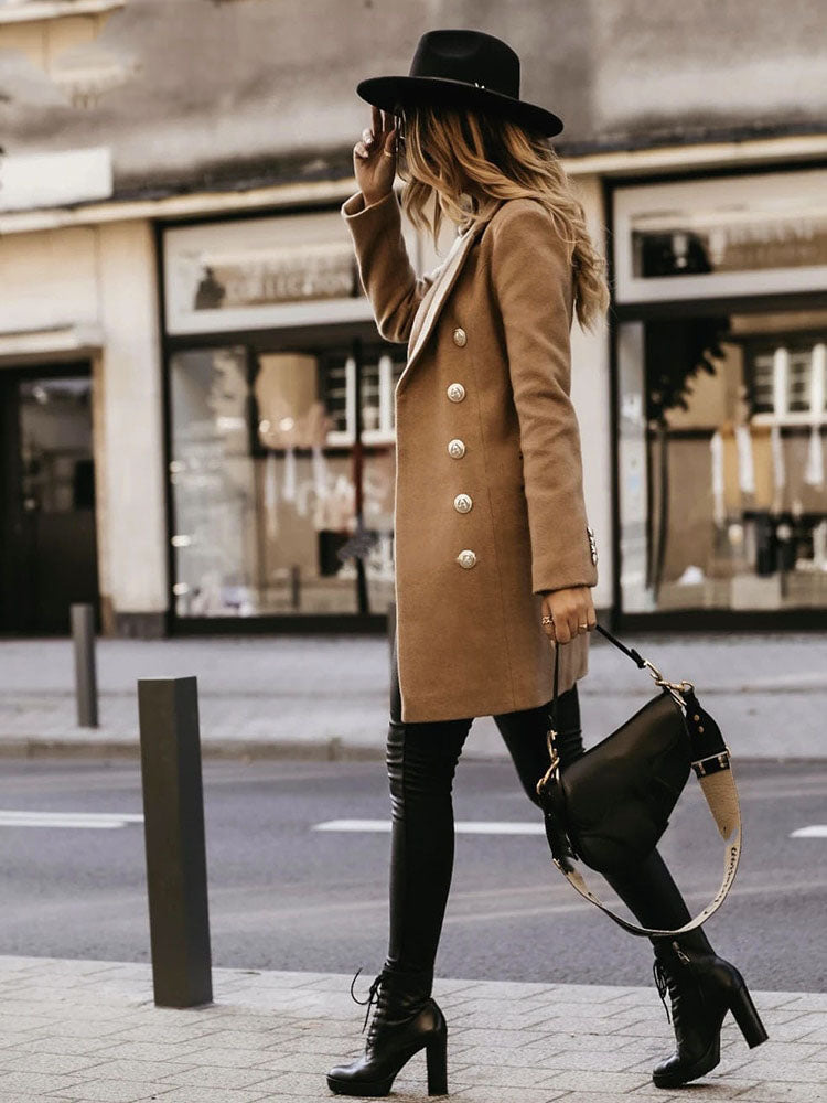 Dames Trenchcoat met Ceintuur en Getailleerde Pasvorm