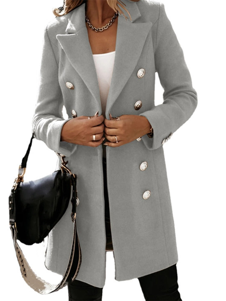 Dames Trenchcoat met Ceintuur en Getailleerde Pasvorm