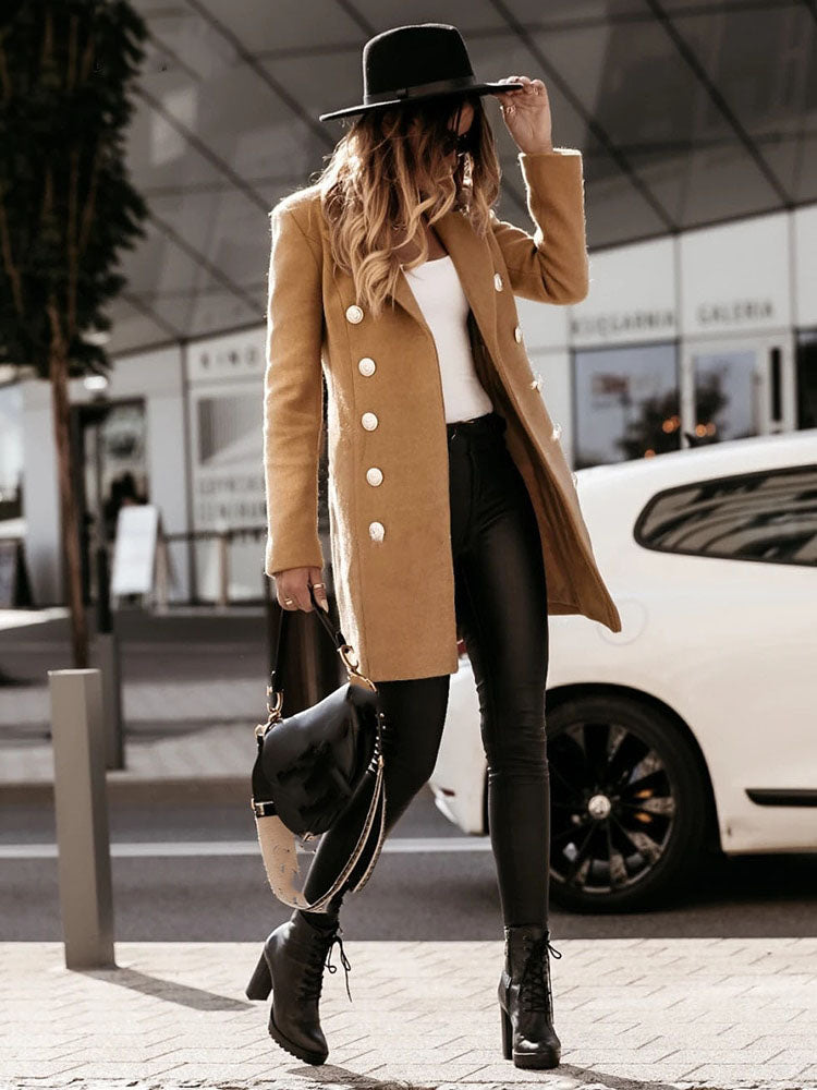 Dames Trenchcoat met Ceintuur en Getailleerde Pasvorm