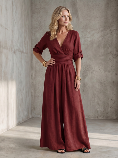 Dames Getailleerde Maxi Jurk – Geschikt voor Zomer en Casual Gebruik