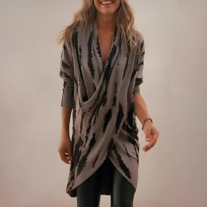 Dames Relaxed Fit Tuniek – V-hals, Geschikt voor Casual en Dagelijks Gebruik