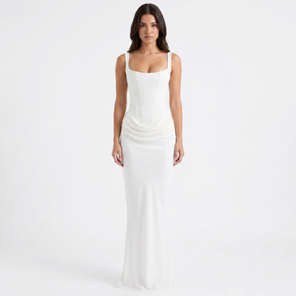 Corinne Corset Satin Maxi Dress_1