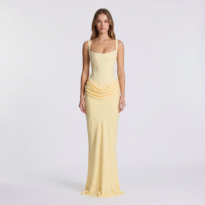 Corinne Corset Satin Maxi Dress_4
