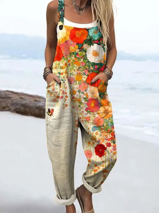 Dames Slim Fit Jumpsuit – Mouwloos, Met Rits, Geschikt voor Zomer en Casual Gebruik