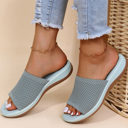 Dames Comfortabele Slippers – Ademend en Geschikt voor Zomergebruik