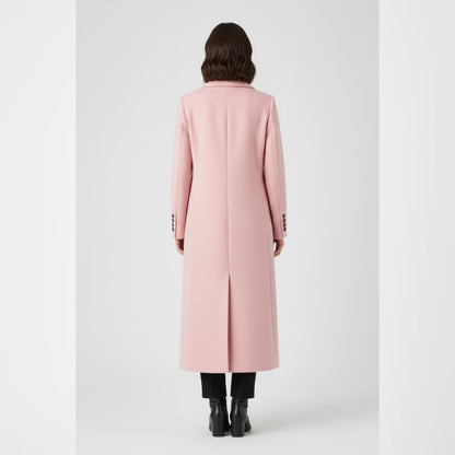 women's long lapel coat