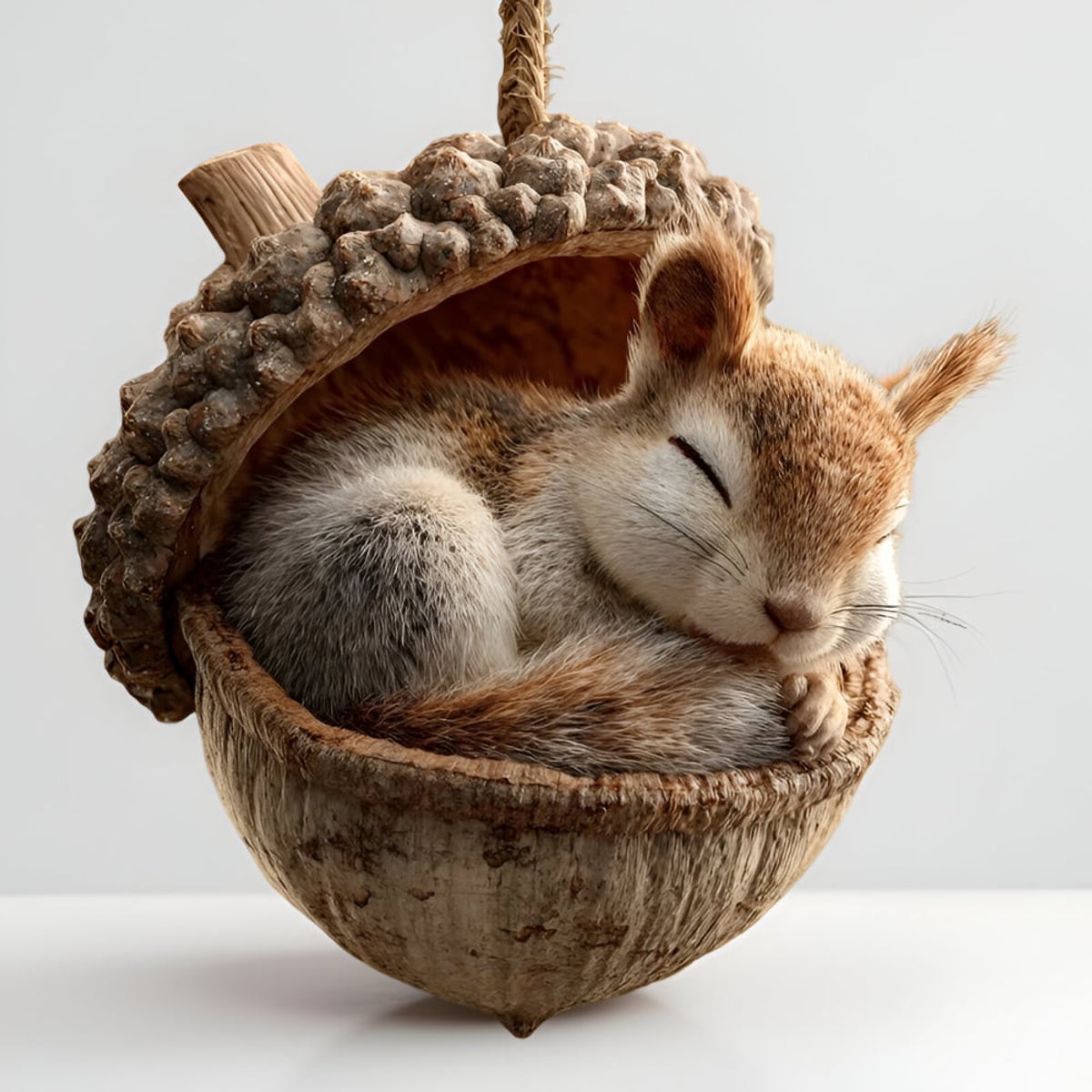 woodland animal acorn christmas tree ornaments