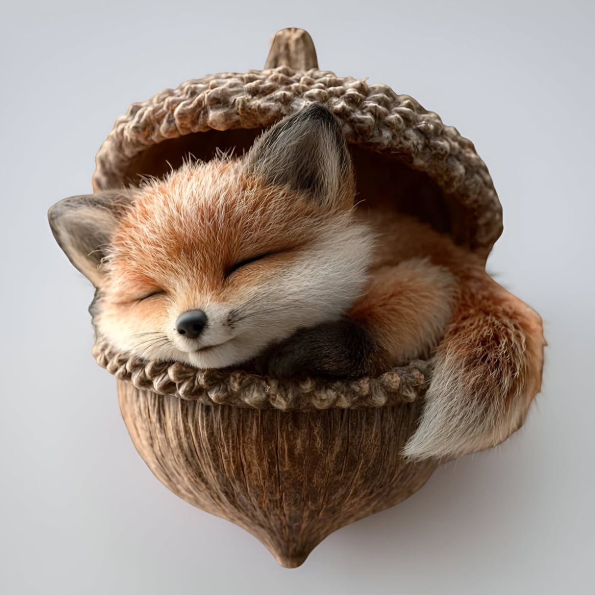 woodland animal acorn christmas tree ornaments
