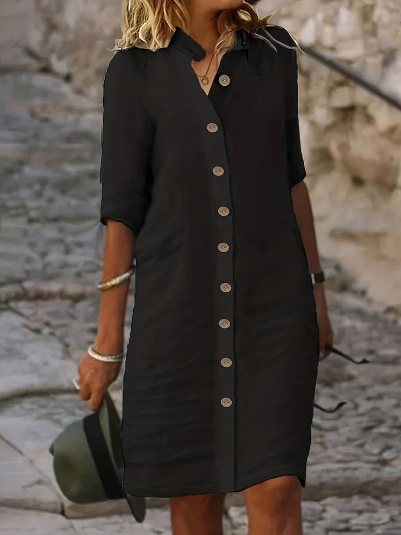 Maelis - Klassieke Shirt Dress